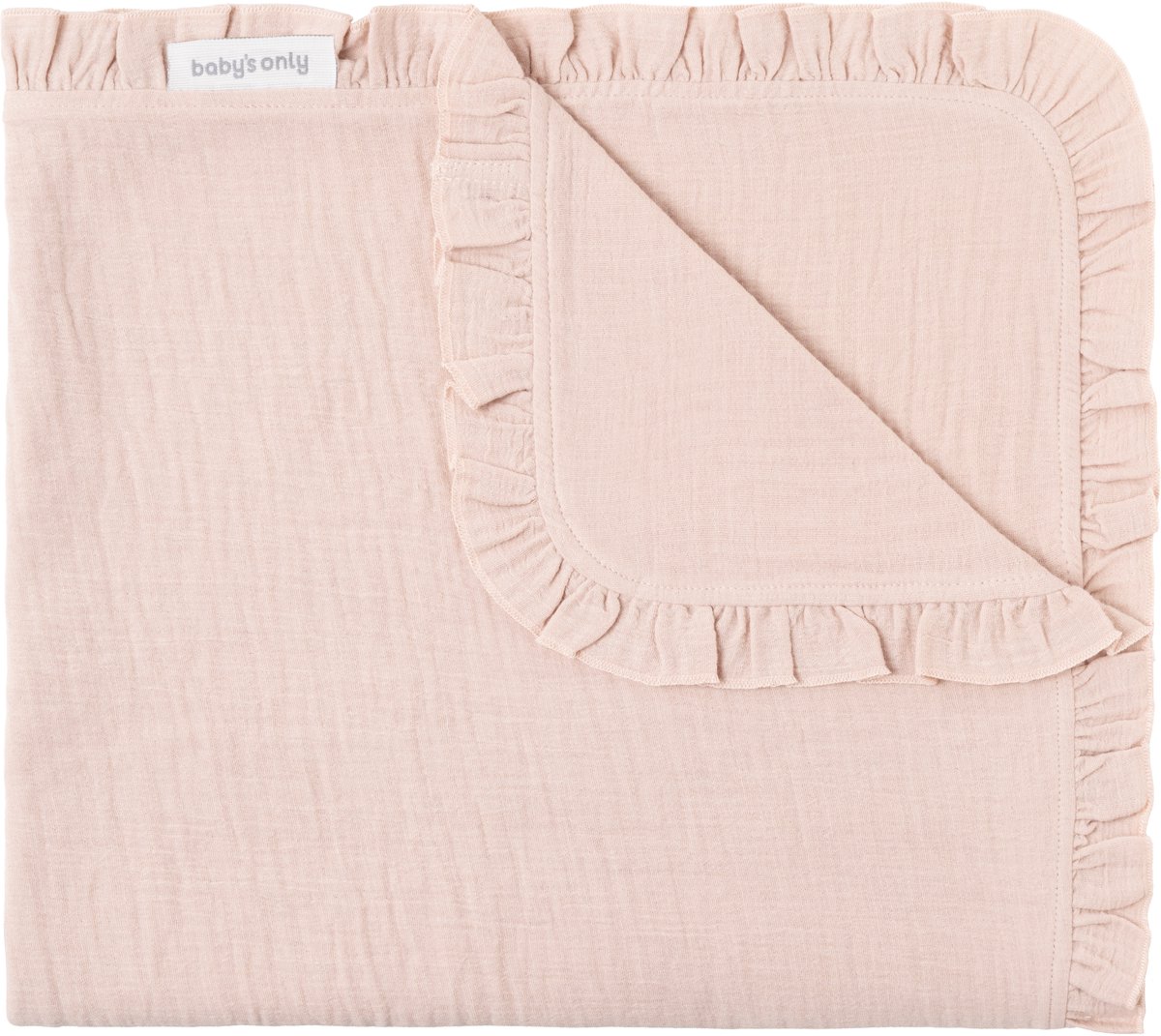 Baby's Only Ledikantdeken - Baby deken Calm - Deken voor in de ledikant - Dekentje voor meisjes - 0.6 TOG - Lente & zomer deken - 100x135 cm - Oud Roze - 100% katoen