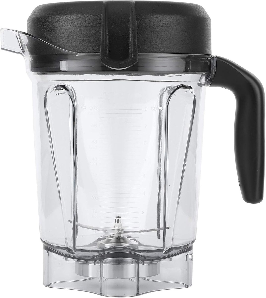 Transparante Blender Container met Mesdeksel voor Shakes, Smoothies en Bevroren Dranken, Geschikt voor G-Series Machines en Vitamix 5300