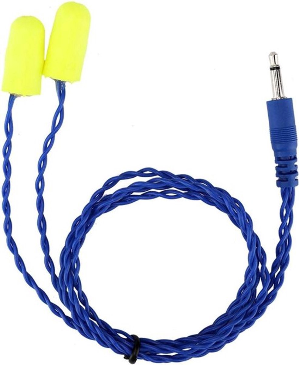 Oordopjes van Schuim met 1/8 Monofone Stekker - High Definition-geluid - Mini-ruisonderdrukking - Mono Racing-luidsprekers voor Autoracen - Verbeterde Audio - Duurzame Draad - - Geluidskwaliteit - Compatibel voor Autoracen - Zwart.