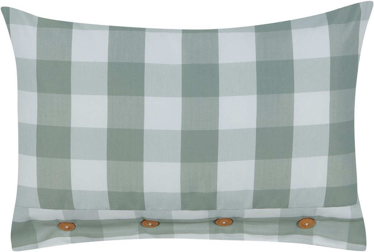 TAMNINE - Sierkussen - Mintgroen - 40 x 60 cm - Polyester
