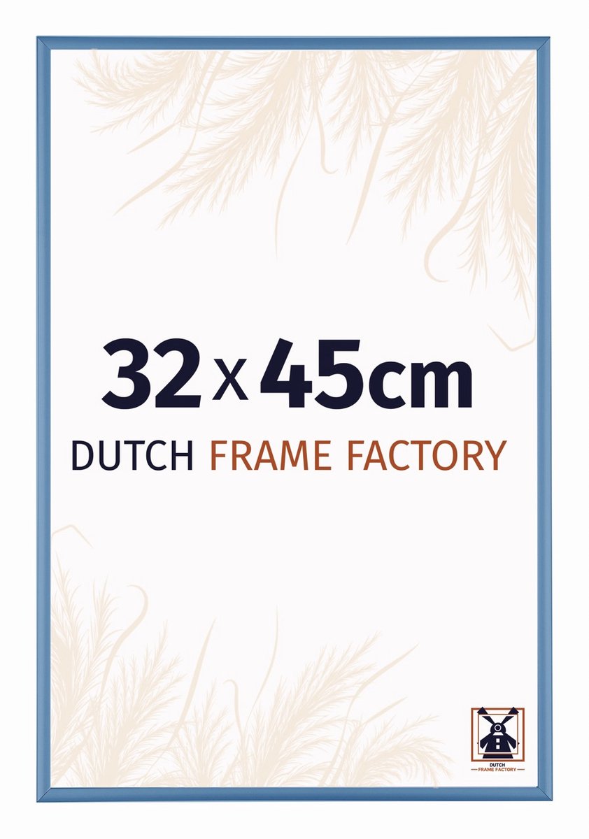 Fotolijst 32x45 cm - Aluminium - Staal Blauw - Kampen