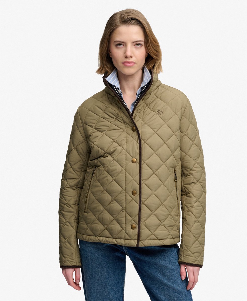 Superdry - Estate Country Liner Jas - Dames - Gewatteerde jassen