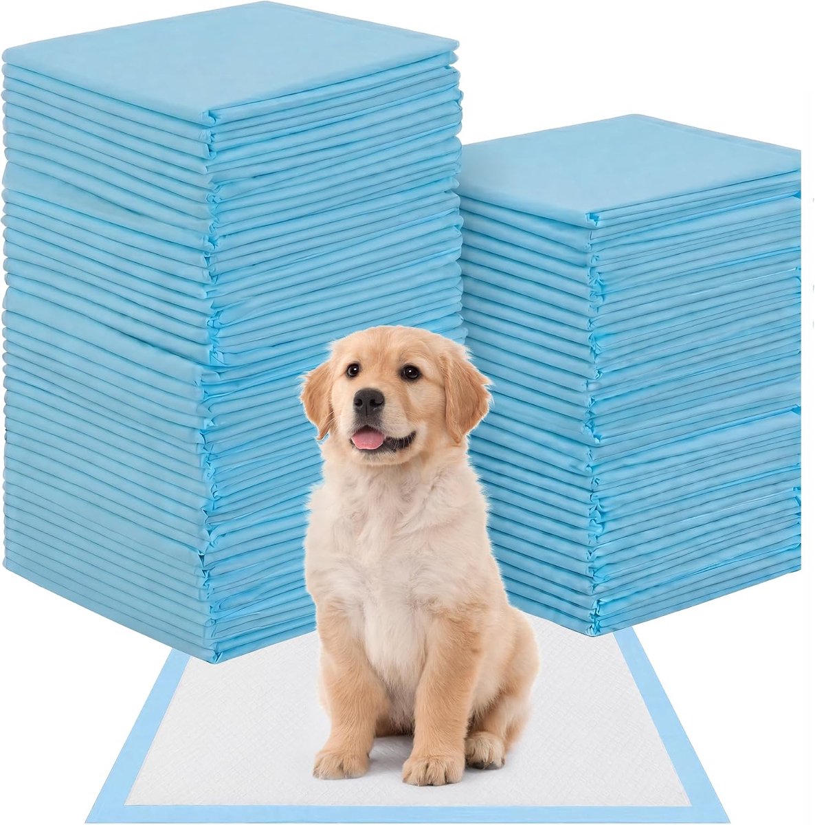 SnelShoppen - 100 Stuks Hondentrainingskussens 33 x 45 cm - Absorberende Training pads voor Puppy’s - Wegwerpkussens voor Huisdier - Ideaal voor Zinde
