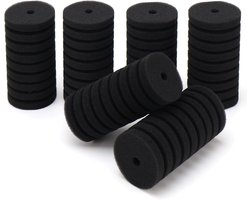 Set van 6 Stuks Sponsfilters voor Aquariums - Biologische en Mechanische Filtratie, Geluidsarme Luchtpomp Filters en Duikschuim voor Optimale Waterkwaliteit