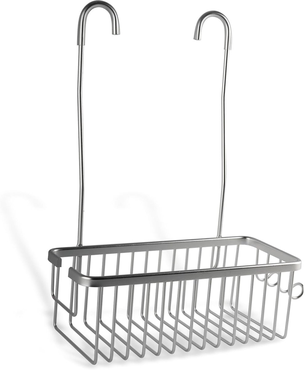 SnelShoppen - Badkamerplank - Badkamerorganizer voor douche zonder boren - Douche rek - Badkamer rek - Douche rek + tandenborstelhouder als cadeau