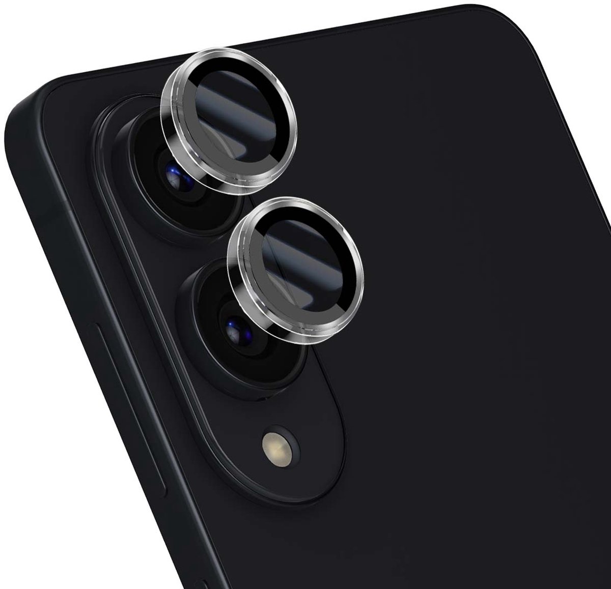 Force Case, 2-pack Lensbescherming geschikt voor Galaxy S25 Edge van Gehard Glas, Transparant