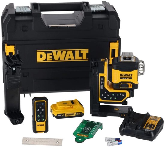 DeWALT DCLE34035D1 Accu groene lijnlaser met afstandsbediening