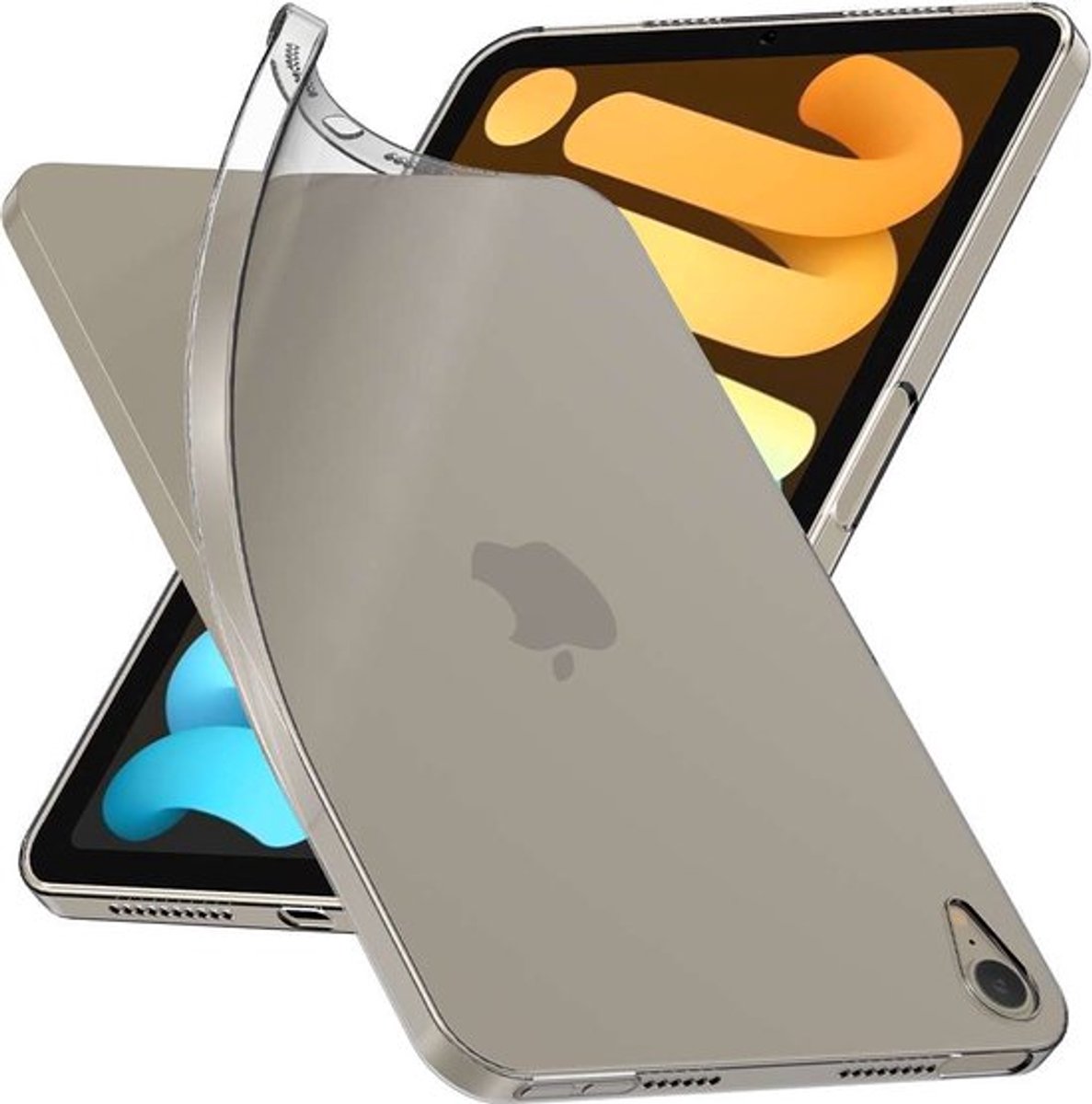 ebestStar - Hoes geschikt voor iPad mini 2021 8.3'' (6 gen) Apple, Back Cover, Beschermhoes anti-luchtbellen hoesje, Transparant