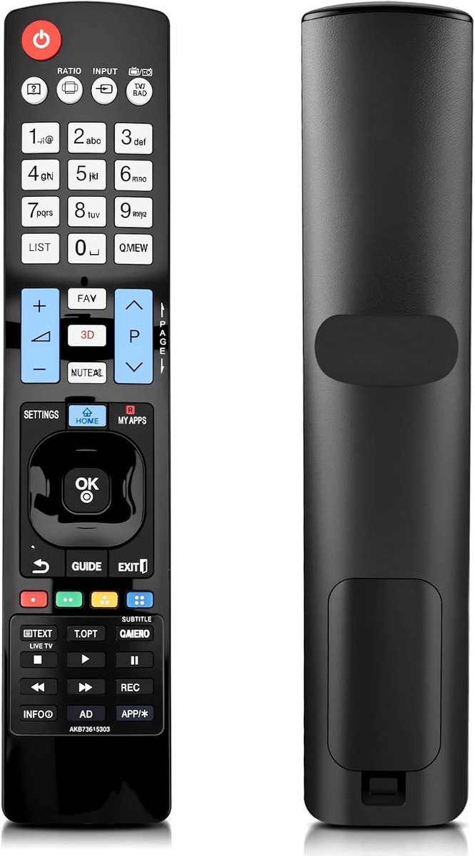 SnelShoppen - Vervangende Universele TV Afstandsbediening voor LG TV's, Compatibel met Smart TV's, Ultra HD, Magic Remote, Ideaal als Vervanging
