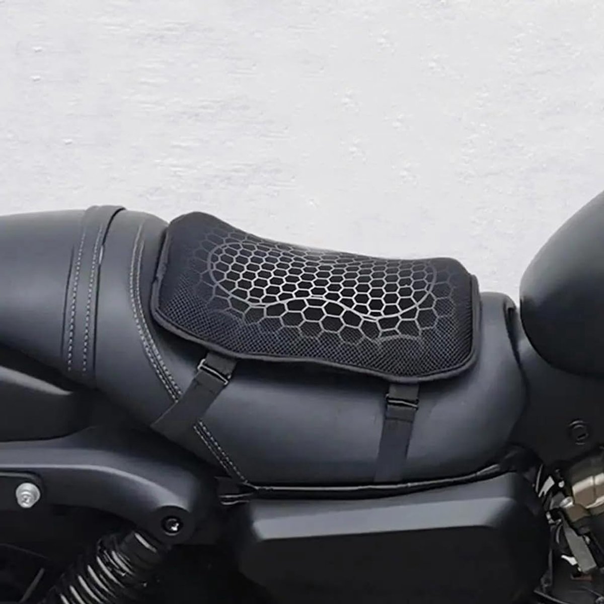 Universele Gel Motorzitting Kussen met 3D Honingraatstructuur - Ergonomisch, Ademend en Comfortabel voor Motorrijders