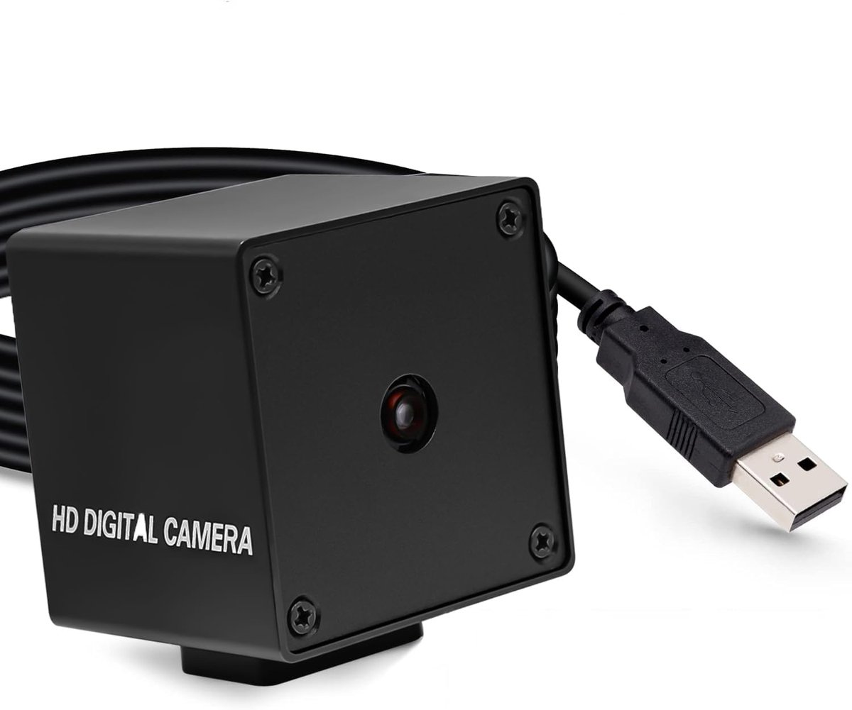 SnelShoppen - Autofocus USB Camera 16 MP HD Webcam voor Computer Laptop - IMX298 UVC 4K Camera voor Laser Graveren, Industriële Beeldverwerking en 3D