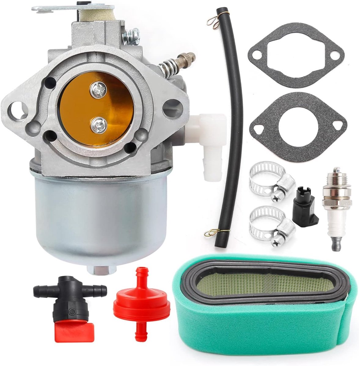 SnelShoppen - Carburetor met Luchtfilter Set voor Grasmaaier en Tuinmachines - Vervangt BS 2283702, 283707, 284702, 284777 - Hoogwaardige Motoronderde