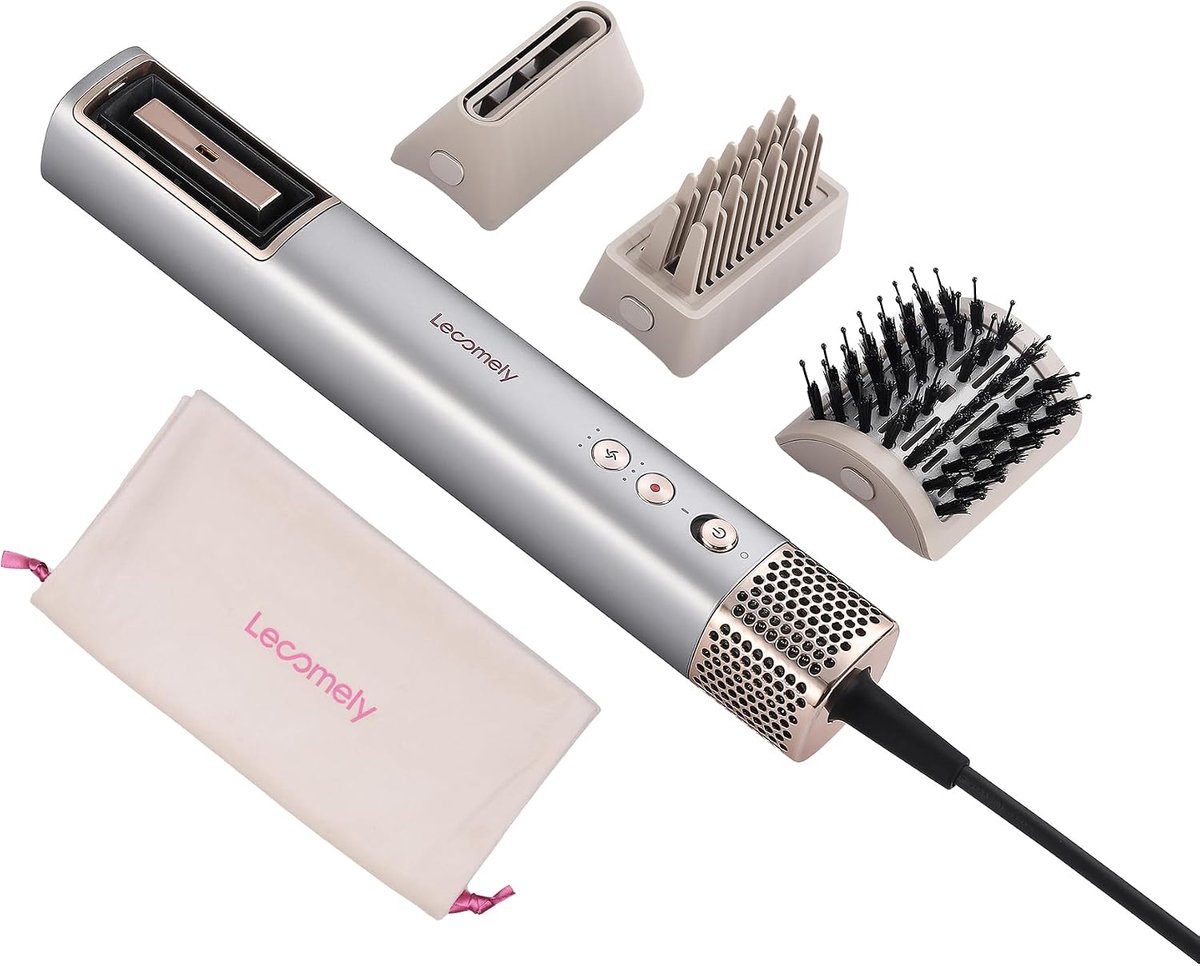 SnelShoppen - AirSwift X2 Ion Föhn, 110.000 RPM Hoge Snelheid Haardroger, Hydro Ion Technologie, Concentrator, Paddle Brush, Anti-Roest, Temperatuurre