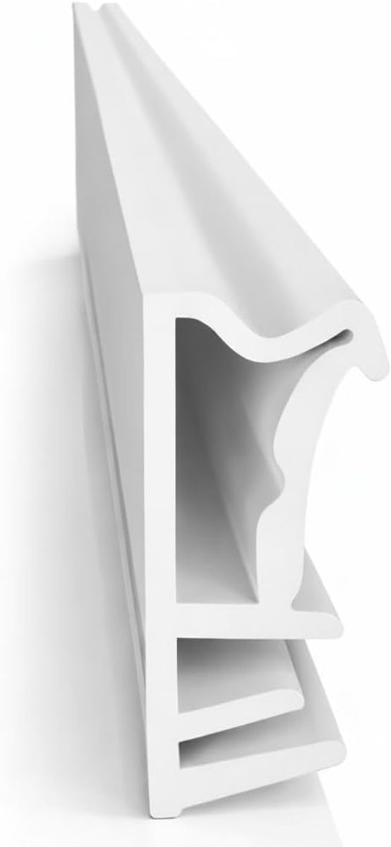 SnelShoppen - Window Seal Wing Reminder Seal 5 mm / 12 mm Rebate - Hoogwaardige TPE Raamafdichting voor Houten Vensters - Wit, 5 Meter