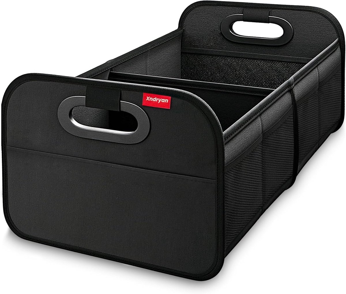 SnelShoppen - Trunk Organizer - Vouwbare Kofferbak Organizer met Meerdere Compartimenten - Handige Opbergzak voor Auto - Versterkte Basis en Comfortab