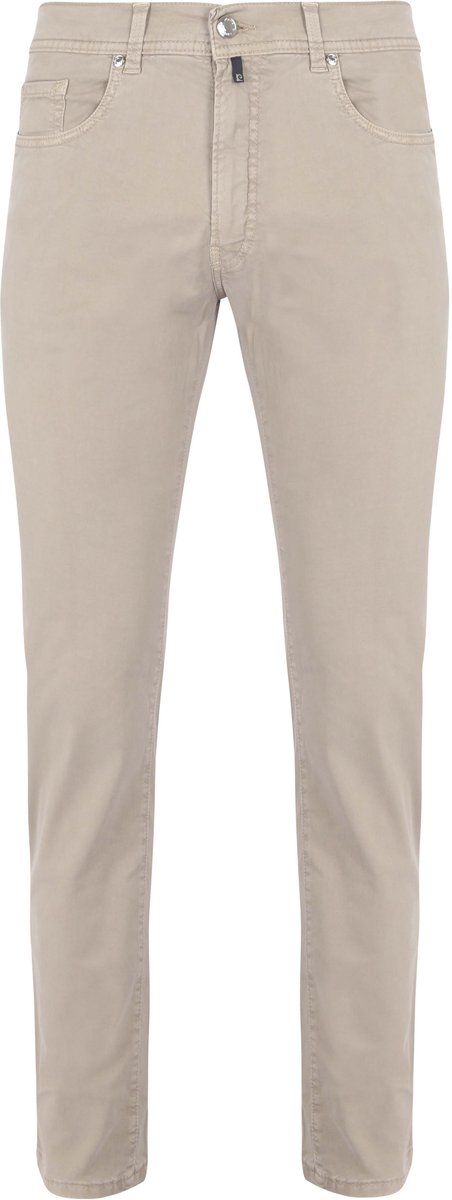 Pierre Cardin Broek Lyon Tapered Greige - Maat W 33 - L 34 - Heren - Five-pocket broek