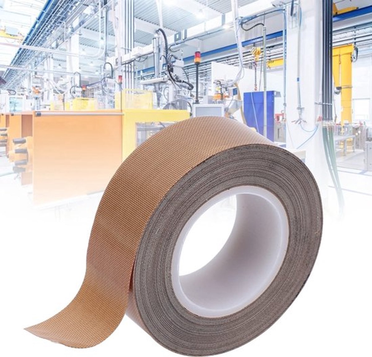 Afdichtingstape Hoge Temperatuur - Zelfklevende Tape - PTFE Tape - 10 Meter - Dikte 0,25 mm - Geschikt voor Vacuümsealer