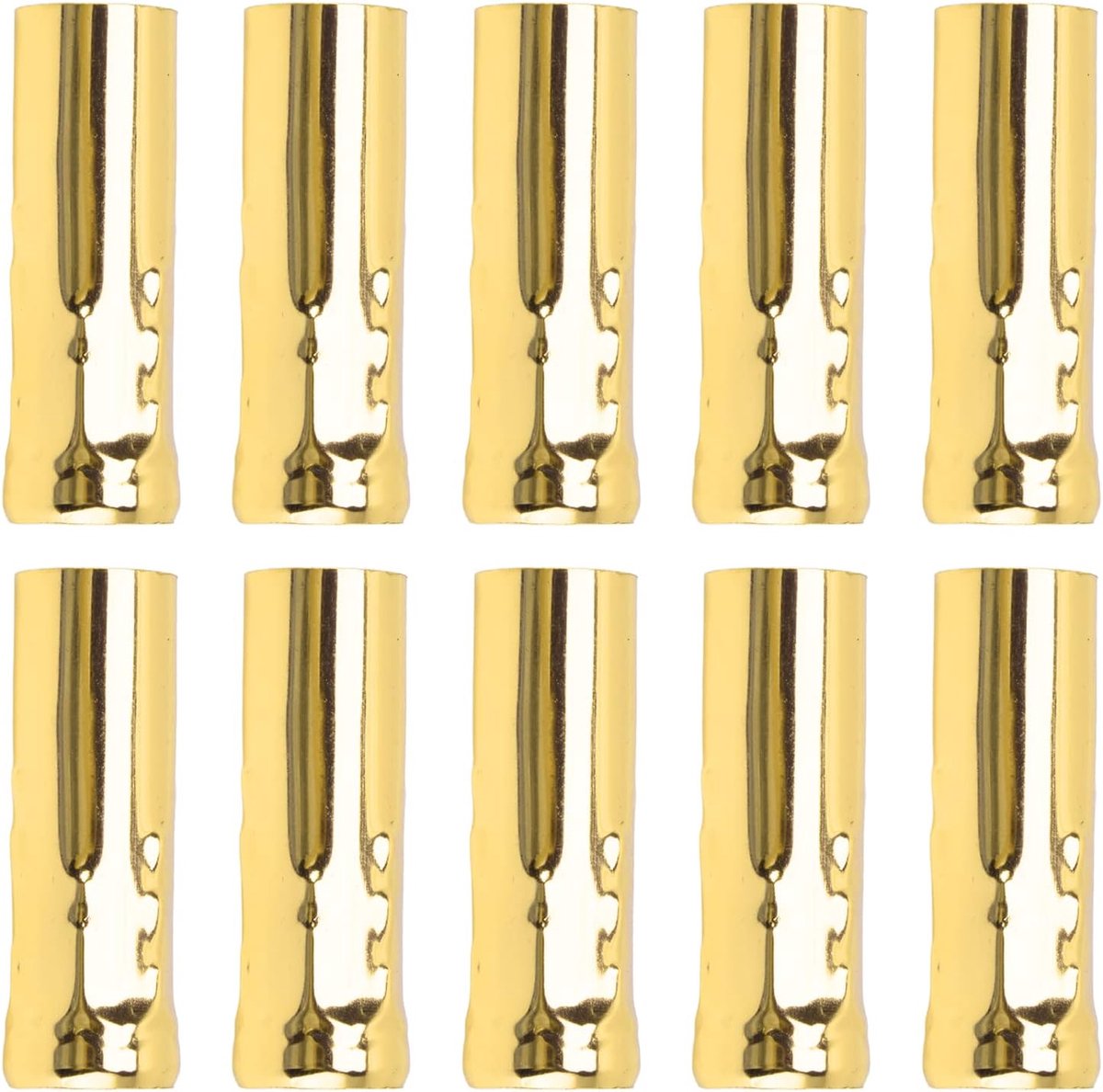 SnelShoppen - 10Pcs E14 Kandelaar Lampvoet Houder Tube 25x80mm - Chrome Metaal Lampaccessoires voor Feest, Tuin, Keuken
