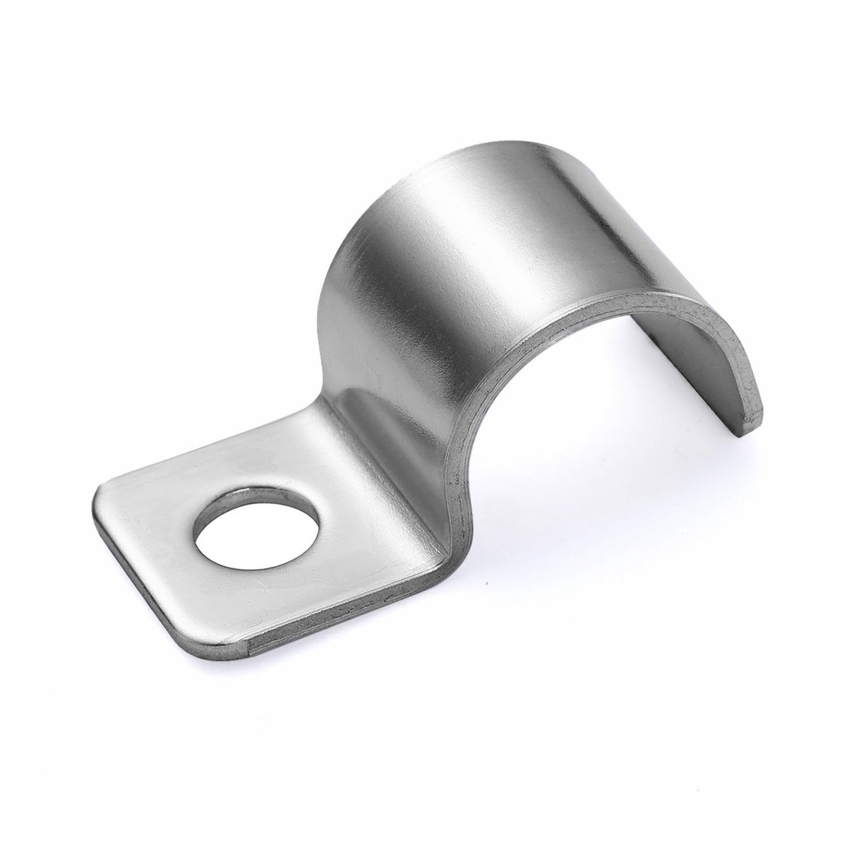 SnelShoppen - Pack van 20 Hoge Kwaliteit Pipe Clamps, U-Klemmen voor Kabels, 12mm Diameter, Duurzaam AISI 304, Ideaal voor Tuin, Klussen en Monteerwer