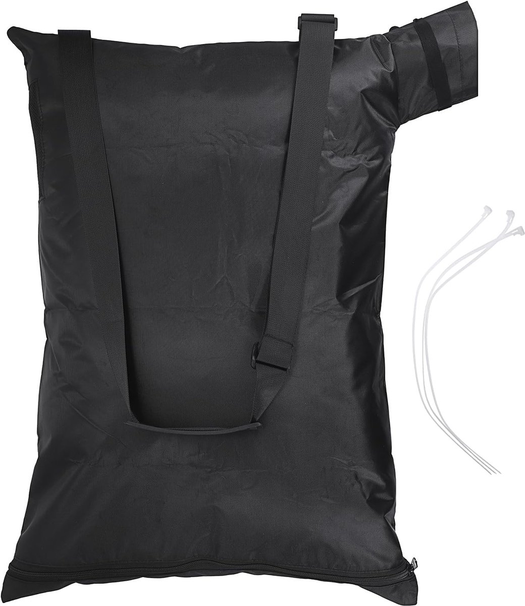 SnelShoppen - Universele Bladzuigerzak 90L - 420D Oxford Tuin Bladverzameltas - Geschikt voor de meeste Bladzuigers en Mulchers - Ideaal voor Tuinonde