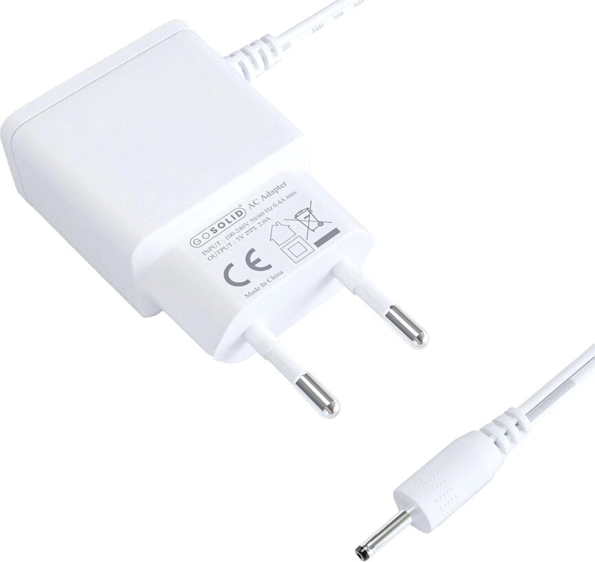 Thijox - GO SOLID! Oplader Babyfoon Miya M35 - Compatibele Adapter - Veilig en Betrouwbaar - Ideaal voor Thuisgebruik