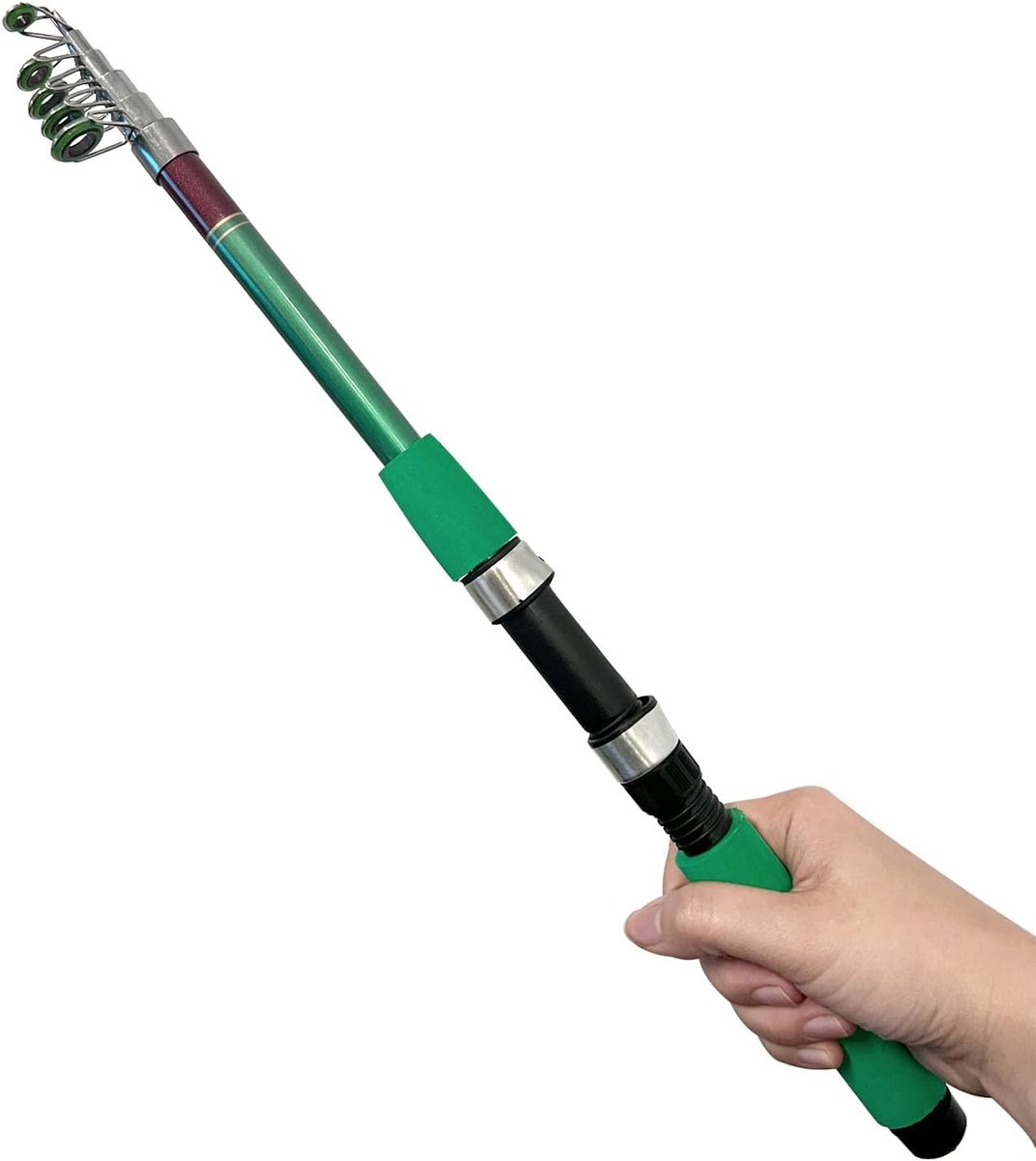 SnelShoppen - Telescopische Hengel Carbon Mini-hengel Groot Bereik Lichtgewicht en Duurzaam Voor Rivieren, Meren en Oceanen
