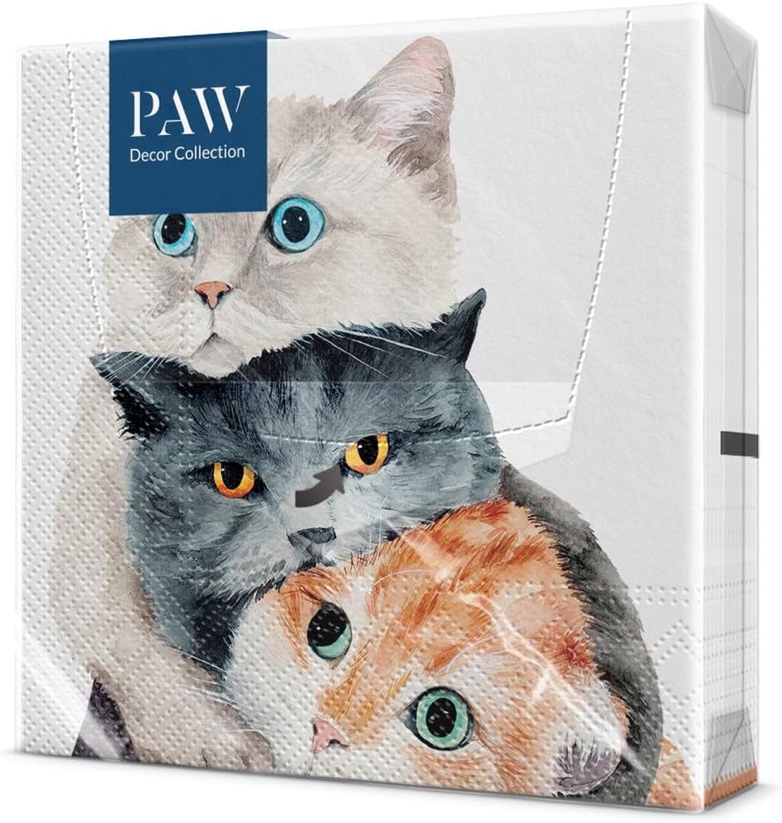 SnelShoppen - Papieren Servetten 3-laags (33 x 33 cm) - 20 Stuks - Watergedrukte Verjaardagsdecoratie voor Kinderen - Ideaal voor Kinderfeestjes - Kle