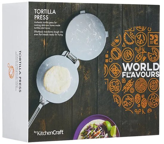 KitchenCraft Tortillapers - World of Flavours - Kitchen Craft van KitchenCraft — afbeelding 4