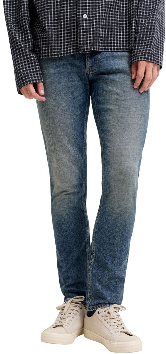 Jack & Jones Heren Jeans Broeken slim Fit Blauw 34W / 30L Volwassenen