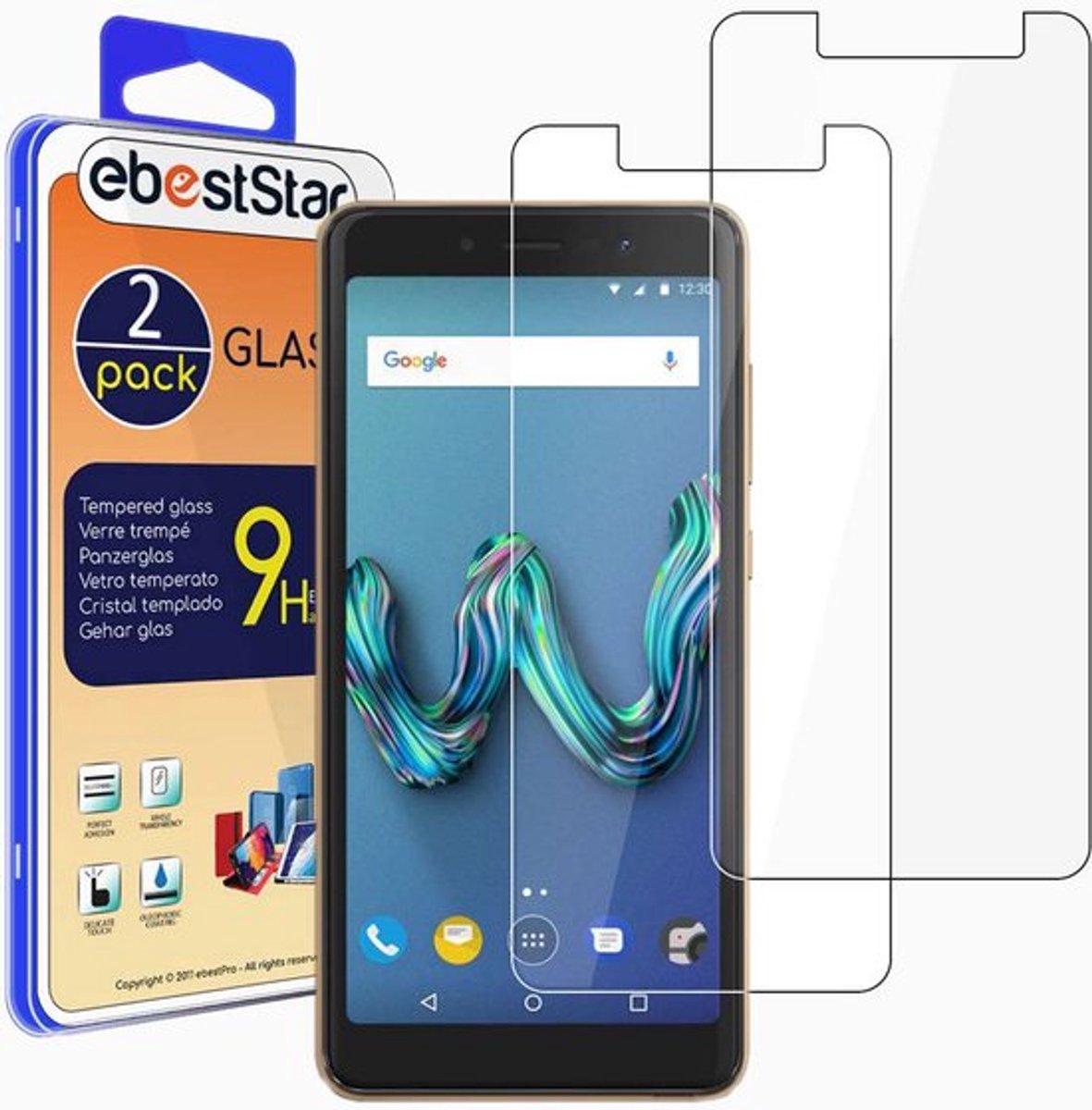 ebestStar - {2 Stuks} Gehard glas geschikt voor Wiko Tommy 3, Screen Protector Cover, Schermbeschermer Tempered Glass