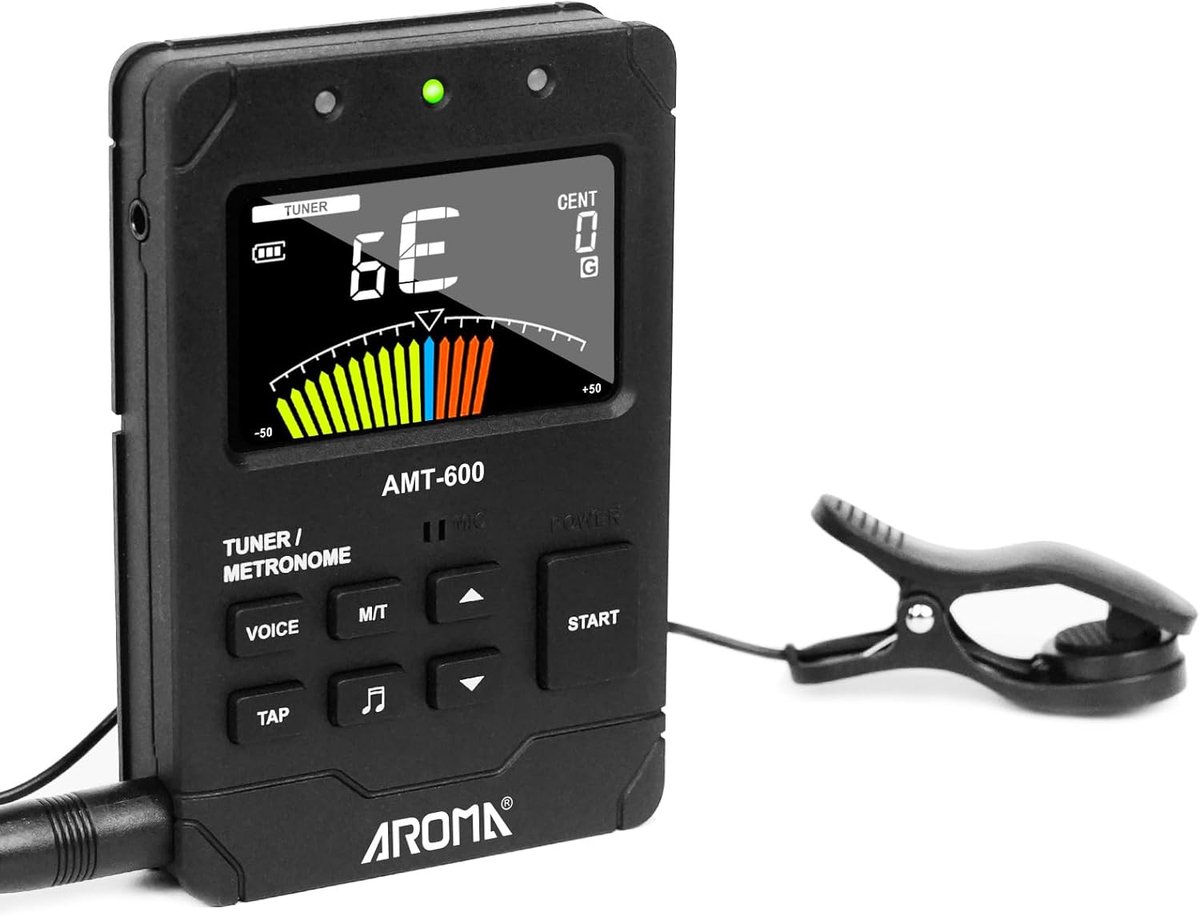 SnelShoppen - 3-in-1 Digitale Metronoom en Tuner Oplaadbaar met Stembereik en Stemgenerator voor Gitaar, Piano, Saxofoon en Meer
