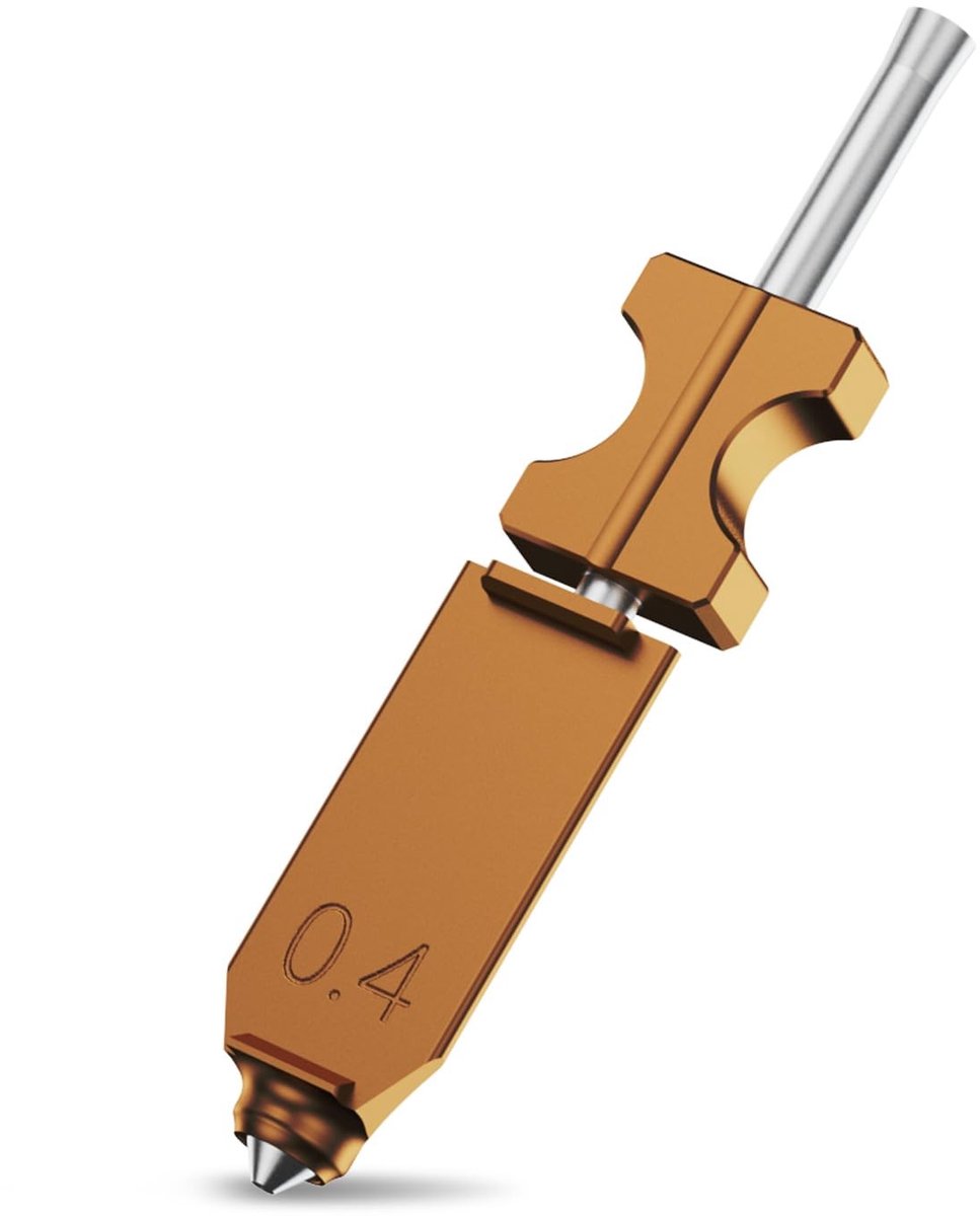 Dailygoods- Nozzle 0.4 - Montage - Geschikt voor Adventurer 5X - Precisie - Duurzaam - Eenvoudige installatie