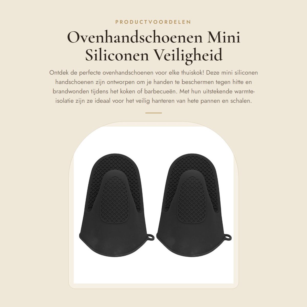 Dailygoods- Ovenhandschoenen Hittebestendig - Ovenwanten 2 Stuks - Antislip - Siliconen - Warmte-isolatie - Duurzaam Materiaal - Kookhandschoenen