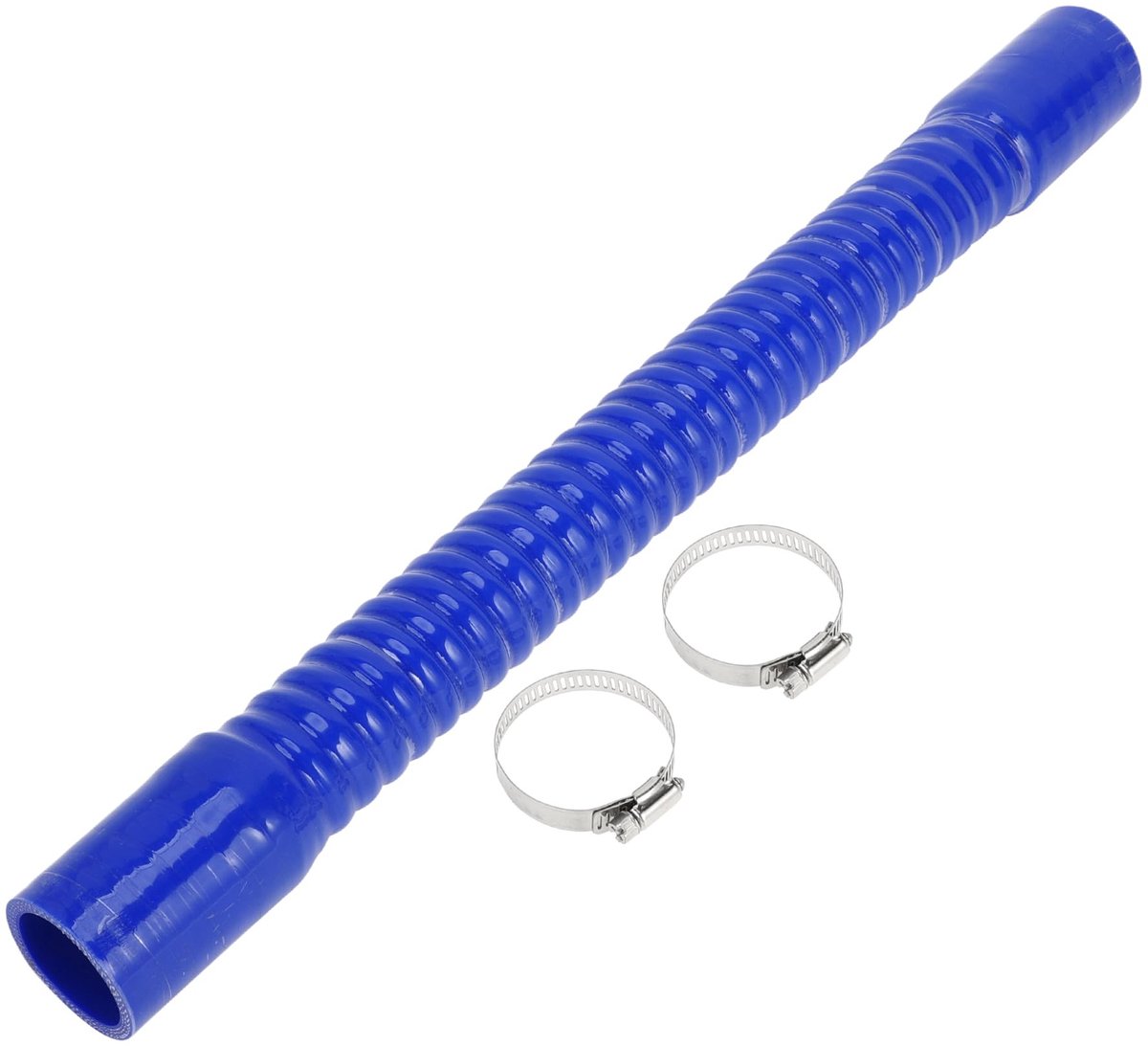 Dailygoods- Koelmiddelslang 500 mm - Siliconenmateriaal - 38 mm Binnendiameter - Meerlaags Weefsel - Temperatuurbestendig - Blauw - Siliconenslang