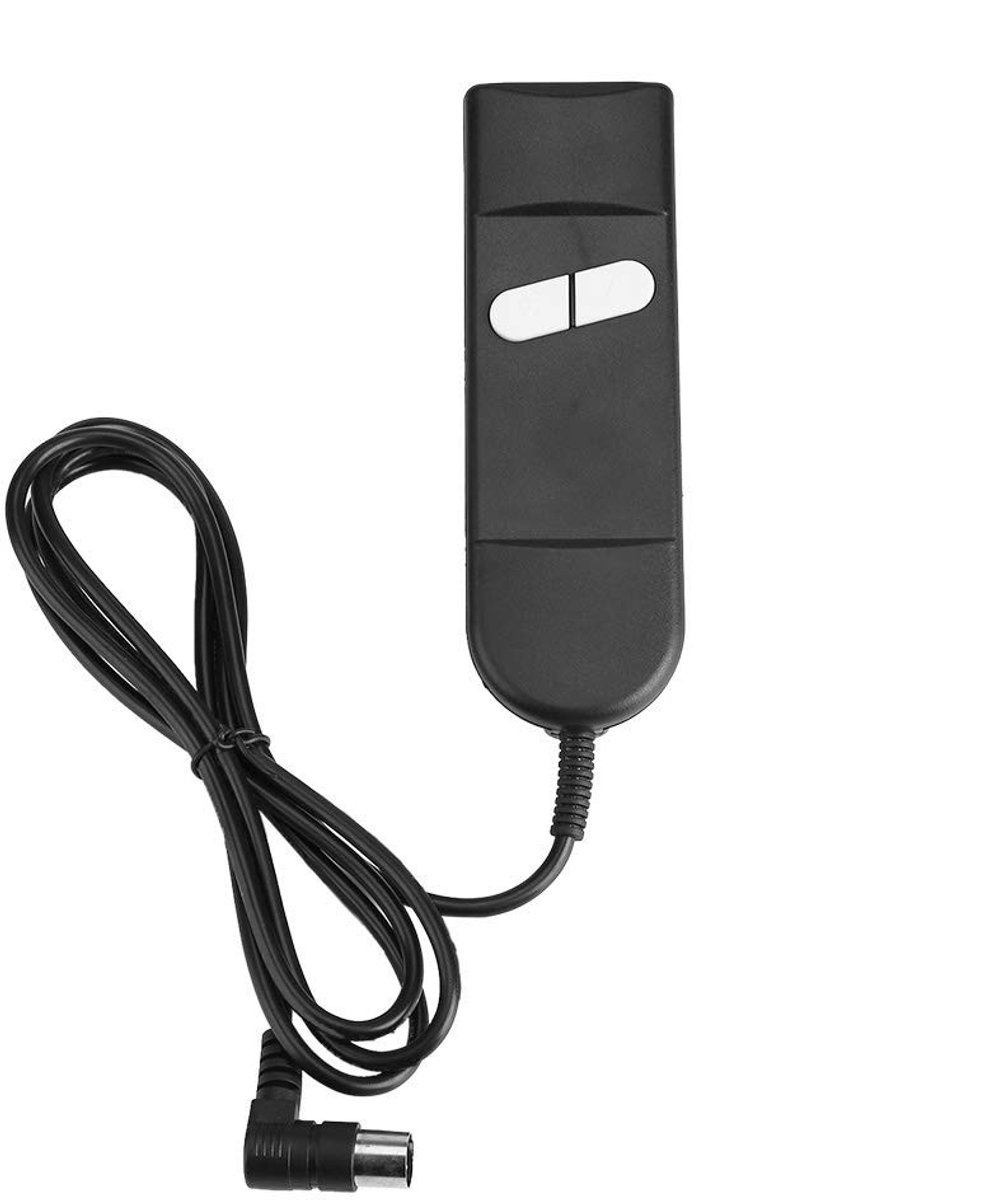 Dailygoods - Lift Stoel Controller - Handbediening voor Liftstoelen - Zwart - 2 Knoppen - Draagbaar en Comfortabel - Geschikt voor Recliners