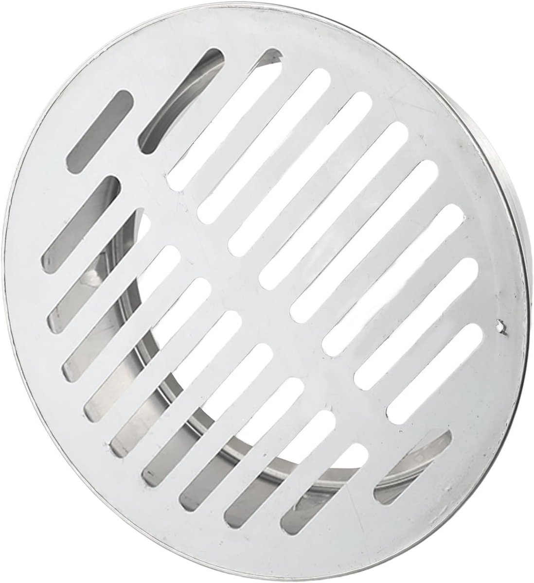 Ronde Vloerafvoer RVS Doucheput Rooster Anti-Verstopfilter Ø 90 mm
