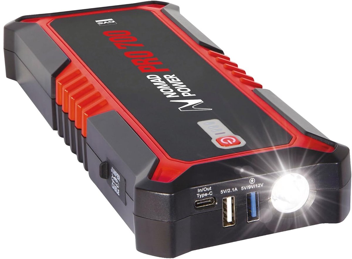 Accu Starter - Booster Pack - Voertuigen Starten - Lithium Batterij - 2000A - Zwart