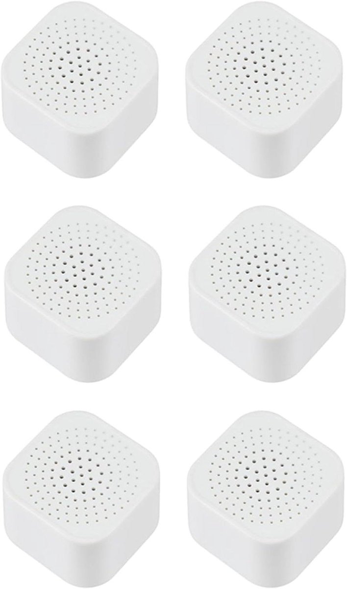 Koelkast Geurvreter - Actieve Kool - Frisse Lucht - Vervangbare Sticks - 6 Stuks - Wit