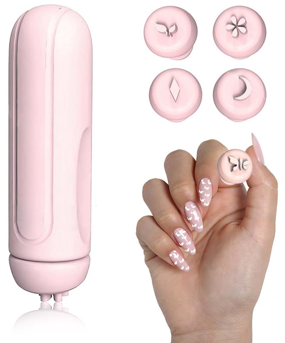 Dailygoods- Stempelset 6 Stuks - Stempelstiften - Nail Art - Verwisselbare Tips - Hoogwaardige Siliconen - Makkelijk te Gebruiken - Nail Art Stempel
