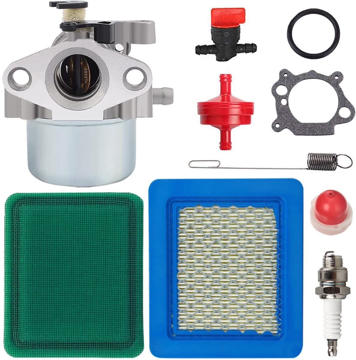 Solidchoice - Carburateur luchtfilter - Grasmaaier motor - Krachtig en efficiënt - Geschikt voor Briggs & Stratton - Universeel en eenvoudig te install...