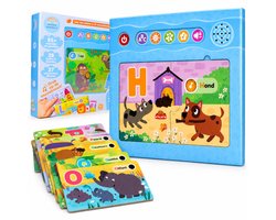Beebie Babbels Taalbuddy Puzzelvariant | Interactieve Alfabet Puzzel | Leren Praten en Woordjes Leren | Educatief Speelgoed met Dieren en Geluiden