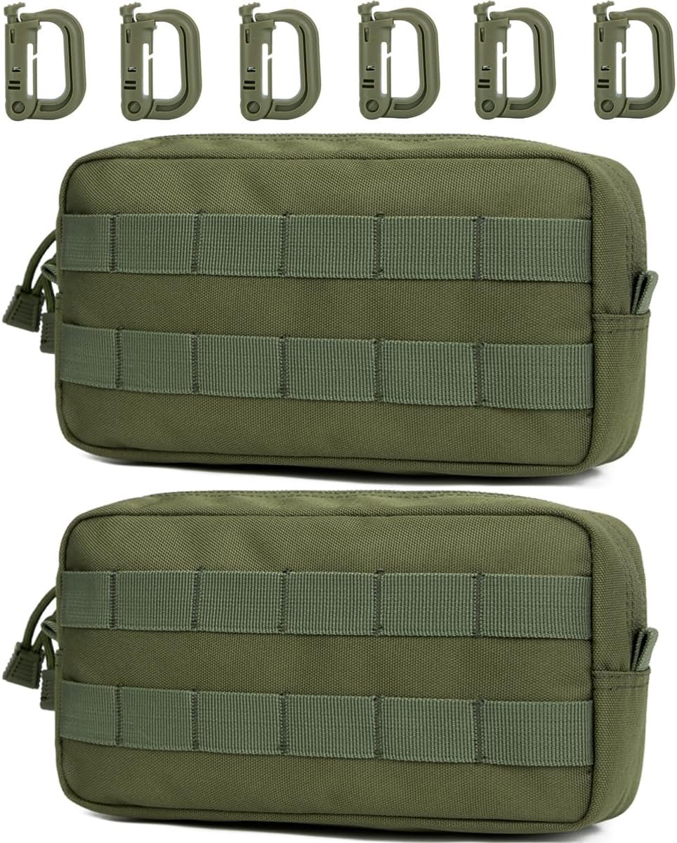 Molle Tactische heuptas, EDC Utility, heuptas met 3 haken, voor outdoor, wandelen, jacht, camping, training