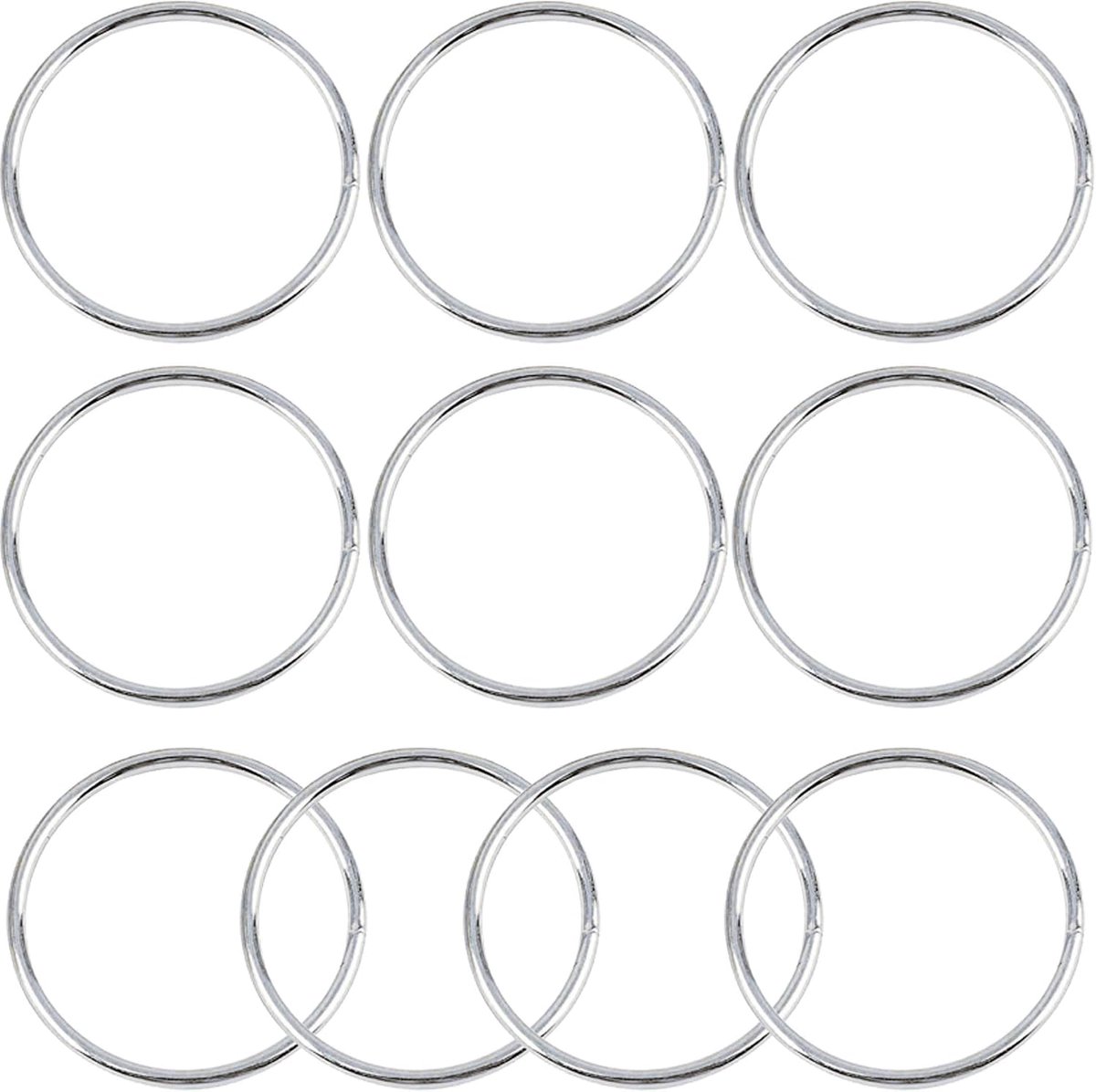 10 stuks metalen cirkel, 15 cm cirkel, dromenvanger, hoepel, dromenvanger, metalen ringen voor kroon, bloemencirkels van metaal, voor bloemenhoepel, kroon, dromenvanger