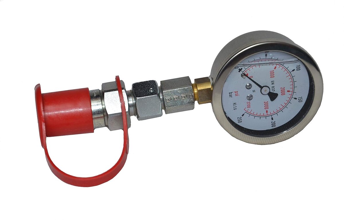 Tester Druk Gauge 250 bar Druk Gauge Tester Plug Hydraulische Tester
