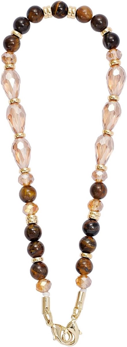 Telefoonketting met Parels Korte PolsTelefoonketting Telefoonlus