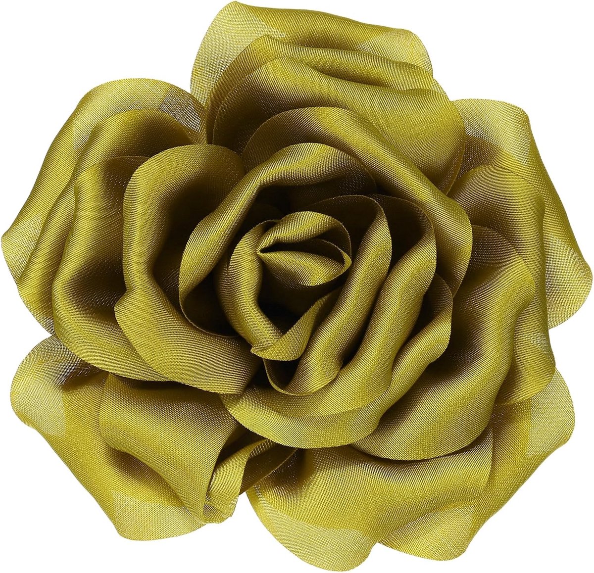 Zijde Satijn Bloem Broche Pin, Grote Pioen Bloemen Revers Pin