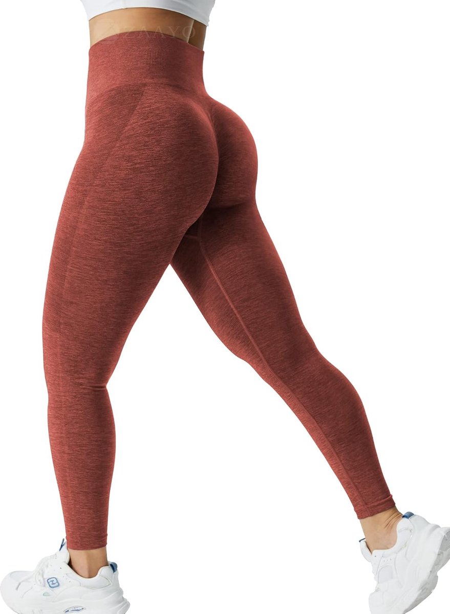 Legging, voor dames, scrunchbutt, sporten, hoge taille, met lift voor de billen, naadloos