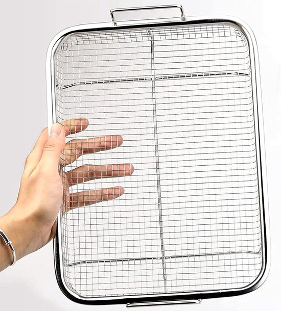 knappermand, niet-stick knapperige ovenmanden, grillmand oven — afbeelding 3