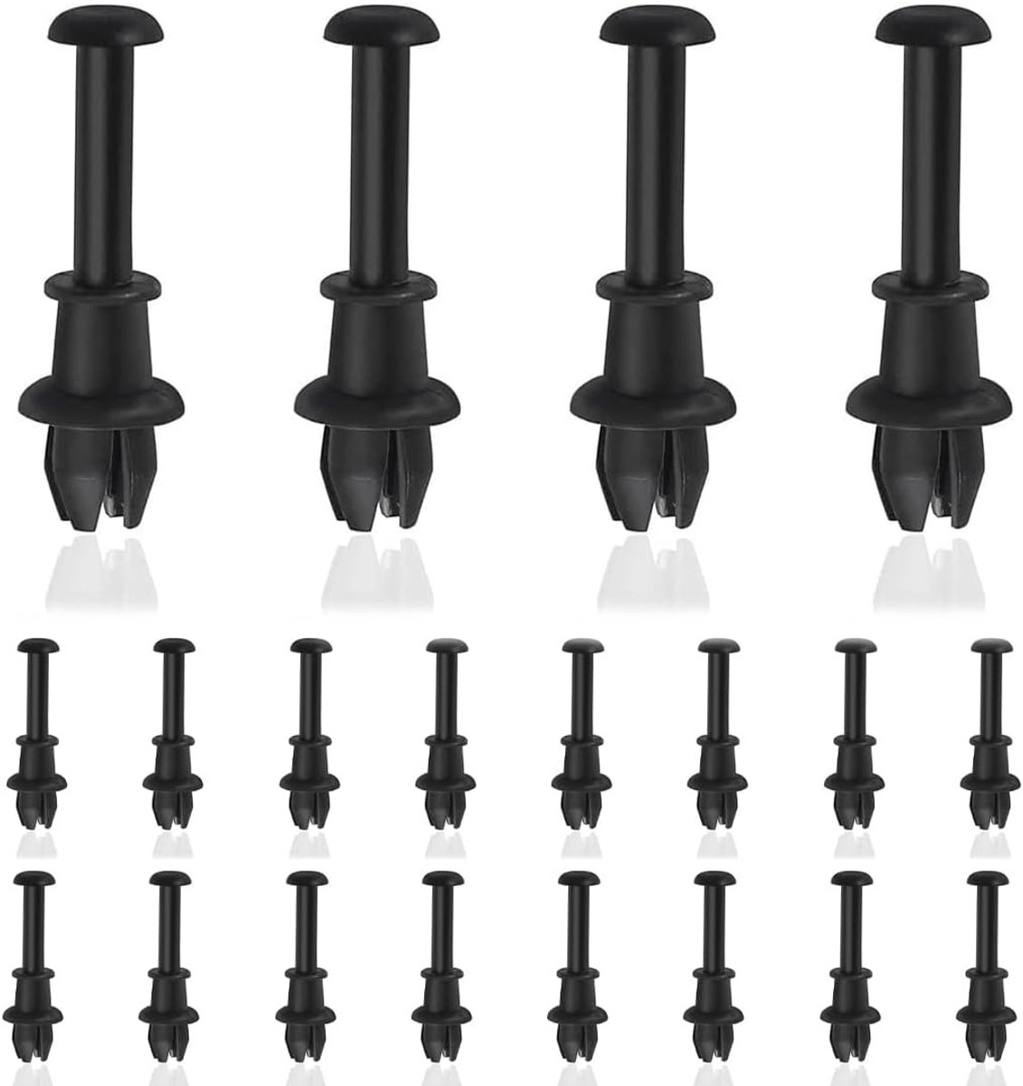 20 stuks Autokofferbakdeksel Clips, Hoedenplank Clips Hoedenplank Houthaler Autokofferbakklemmen, Hoedenplank String Clip Hoedenplank Houthaler Kofferbak Hoedenplank Snaren Clips Hakjes Houder