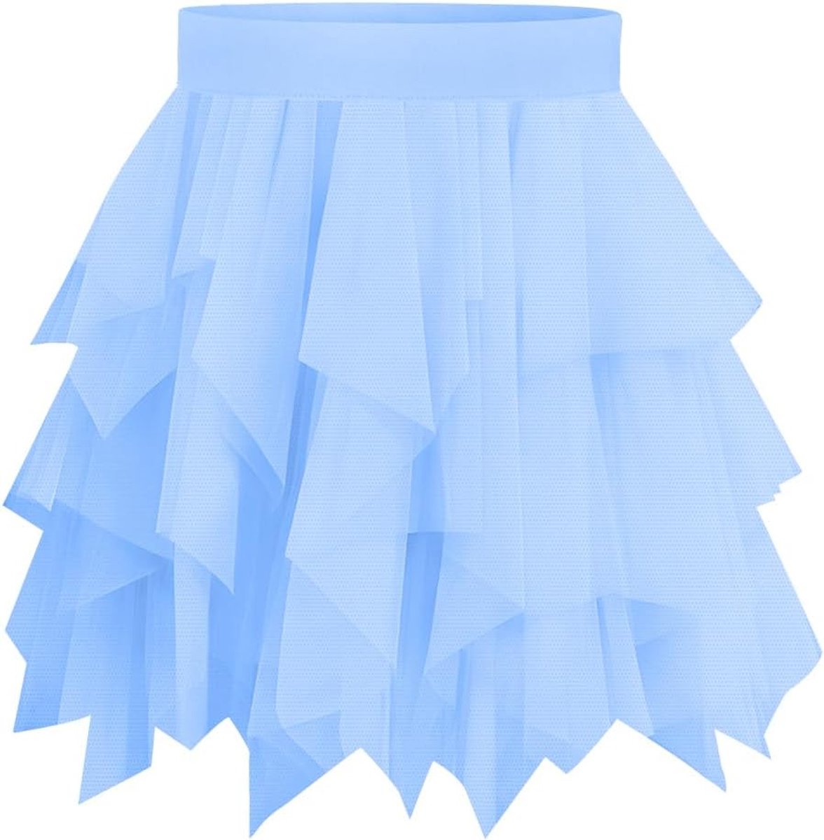 tule rok, korte petticoat, meerlaags mesh, carnaval, ballet, tule